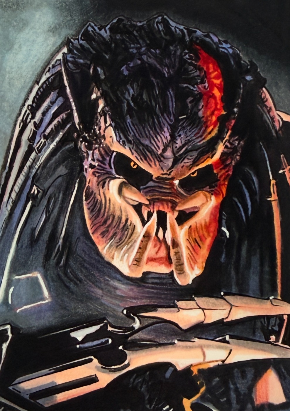 Predator close-up